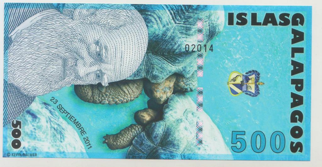 Галапагосские острова 500 сукре 2011 UNC