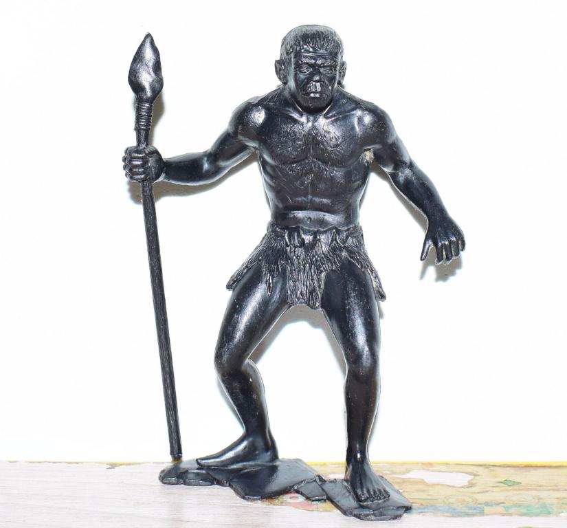 Солдатики СССР,Дикари Сборный набор чёрного цвета все с клеймом ДЗИ.