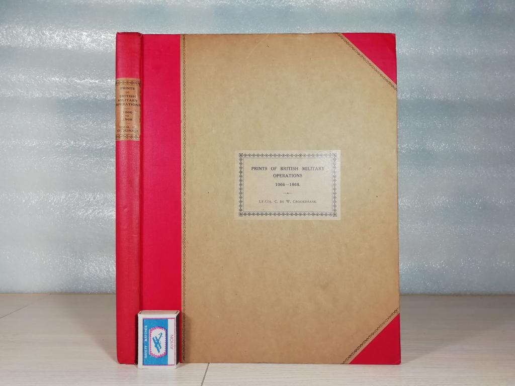 1921 год. Гравюры британских военных операций. Тираж 500 экземпляров. 33х26см