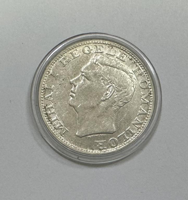 Румыния 500 лей 1944 Король Михай I СЕРЕБРО