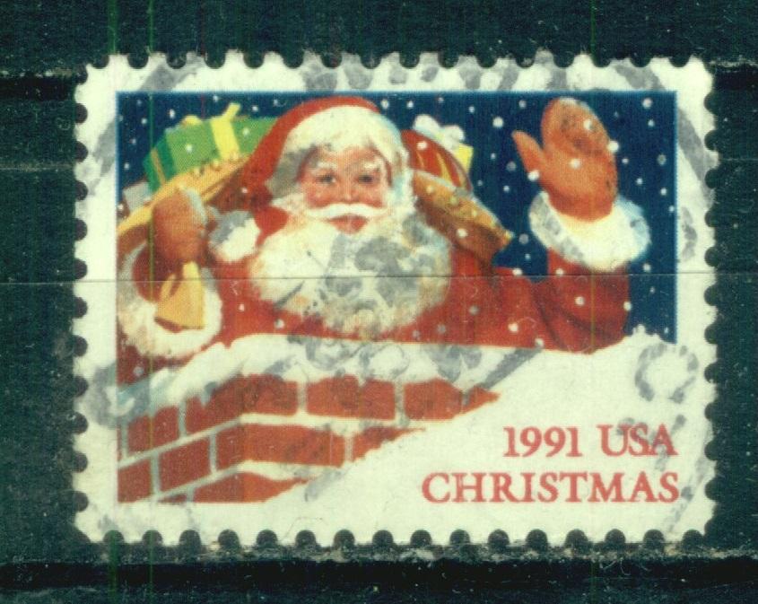 США 1991 Mi# 2195 Рождество  гаш