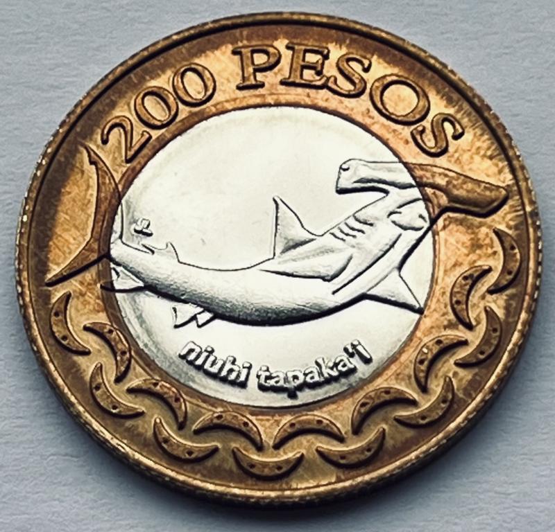 ОСТРОВ ПАСХИ 200 ПЕСО 2014 ГОД