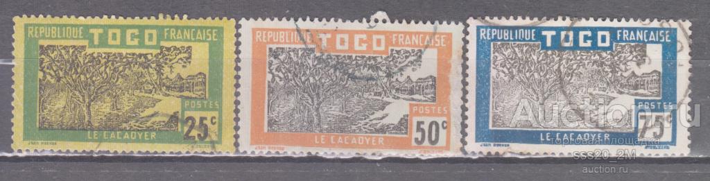 Того 1924 деревья какао Mi72,77,80