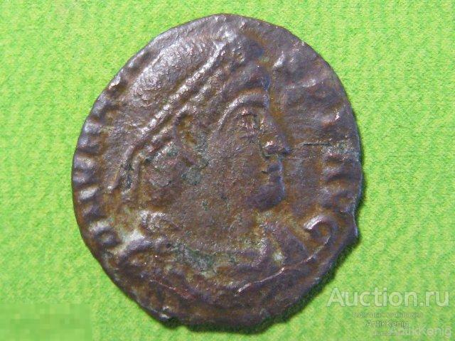 Монета Рим 4 век Фоллис AE-Follis Оригинал