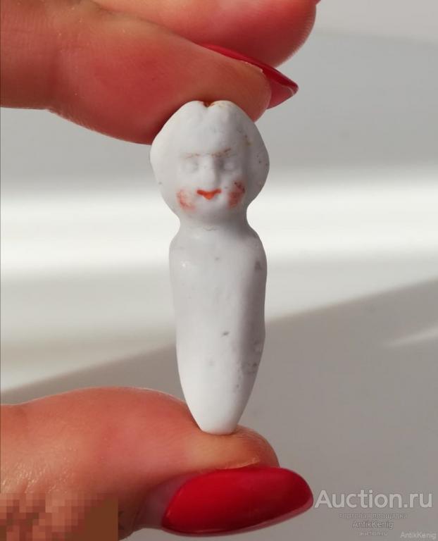 Антикварная фарфоровая Куколка Бисквит Около 1900 года Германия