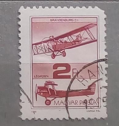 Венгрия 1988. Авиация. Самолет. Транспорт.