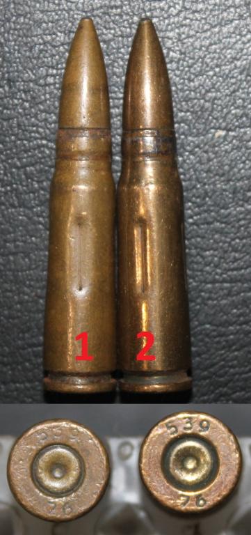 Макет 7,62х39, СССР клеймо 539 76 . Учебный..