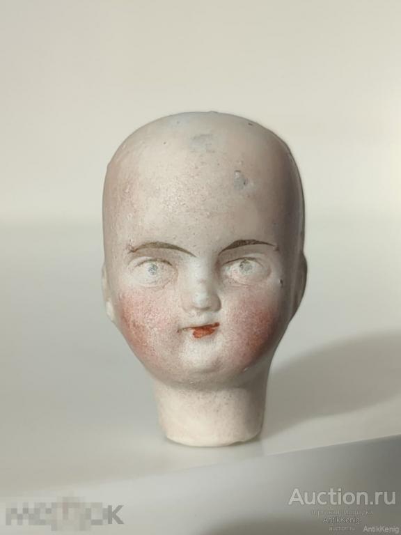 Антикварная фарфоровая головка Куколки Начало 20 века Германия Бисквит