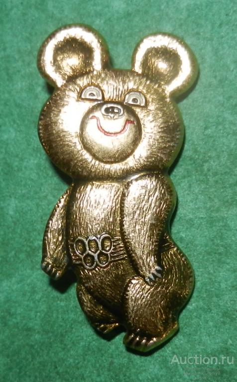 Знак "Олимпийский Мишка" большой М