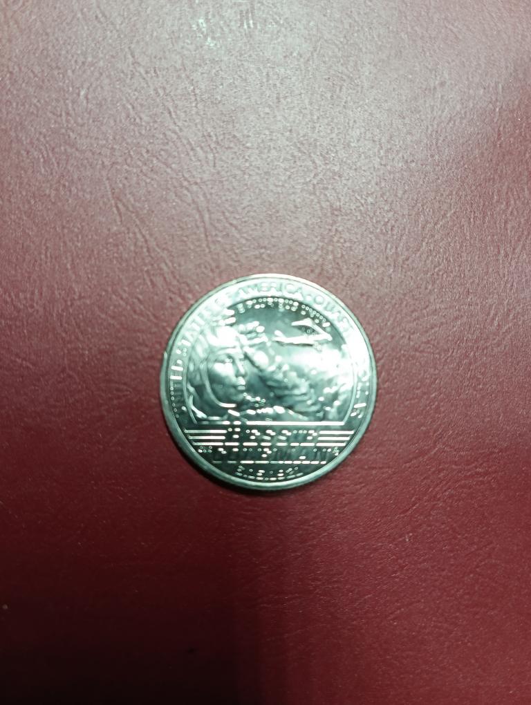 США 25 центов 2023 г. АМЕРИКАНСКИЕ ЖЕНЩИНЫ Лётчица Бесси Колман,