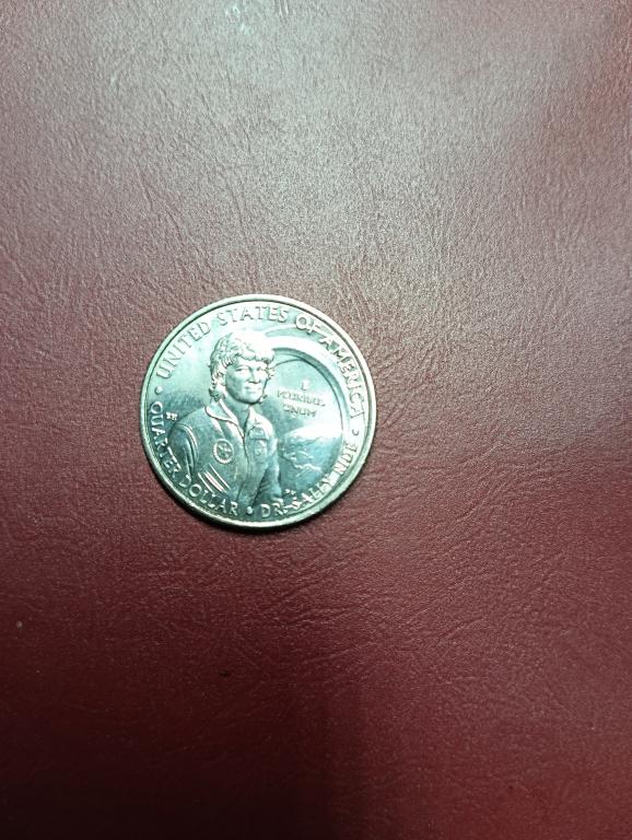 США 25 центов 2022 год Американские женщины, Астронавт Салли Райд