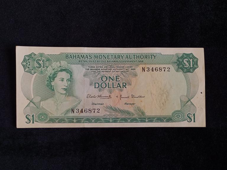Багамы Багамские острова 1 доллар 1968 года