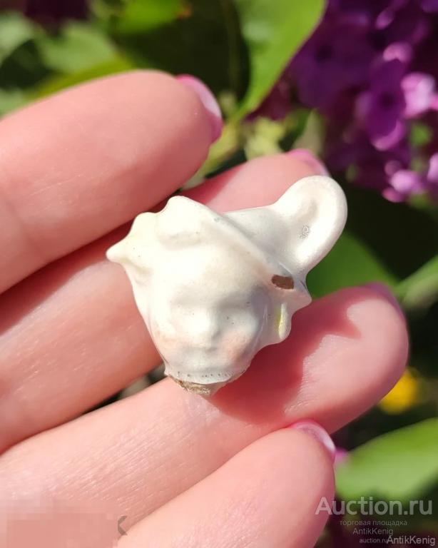 Антикварная головка Фаянс 20-е годы Германия