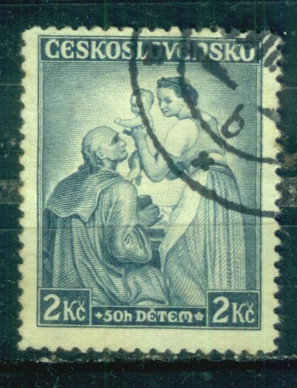 Чехословакия 1936 Mi#  334  ;Дети       гаш