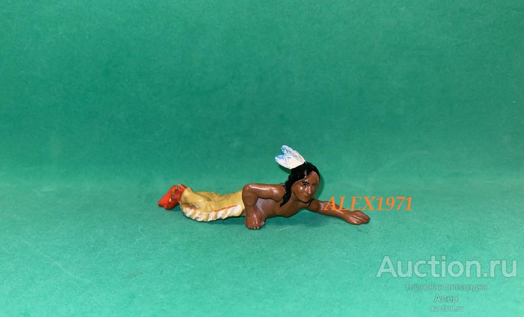 № 006 ПАУХАТАН, ИНДЕЕЦ ГДР, ИНДЕЙЦЫ, КОВБОИ, СОЛДАТИК, ГДР, ВЕСТЕРН, ДИКИЙ ЗАПАД