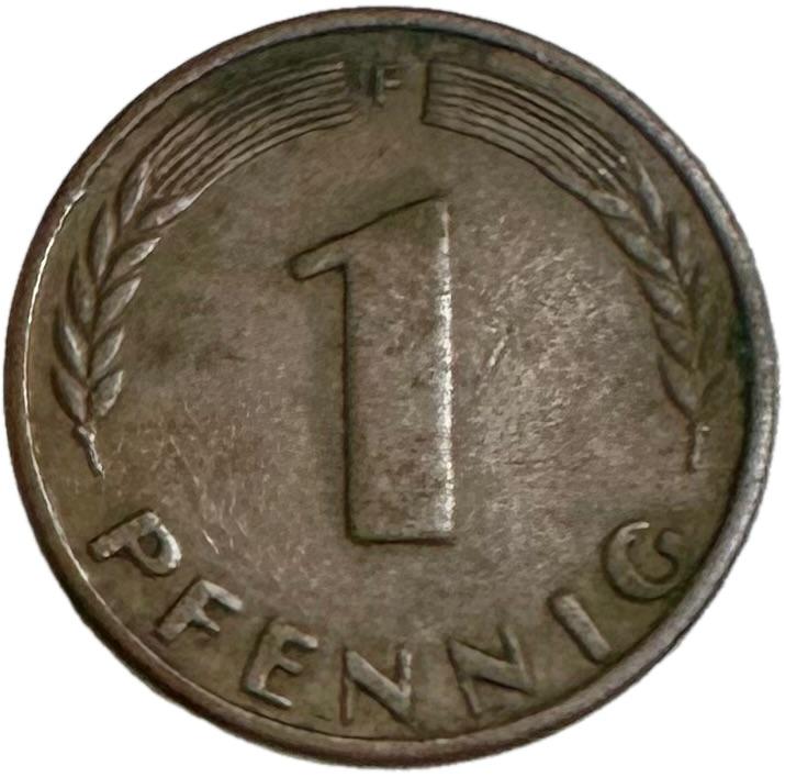 Германия 1 пфенниг 1948 год F XF J#376