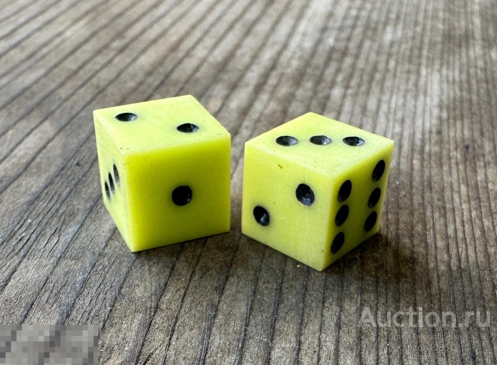 Игральные кубики, зары ручной работы. Лот#263