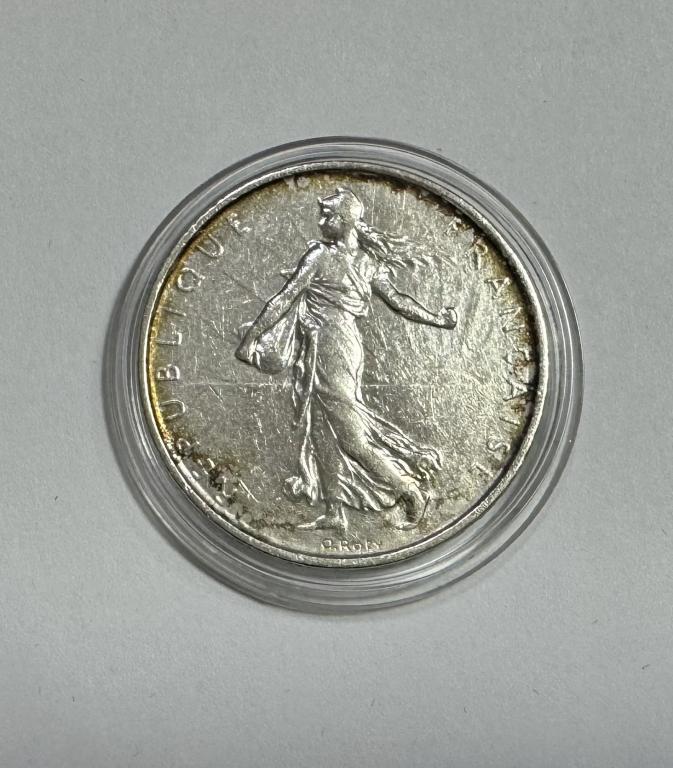 Франция 5 франков 1963 СЕРЕБРО