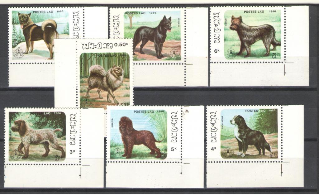 Лаос  1996г.  Собаки, серия. MNH.