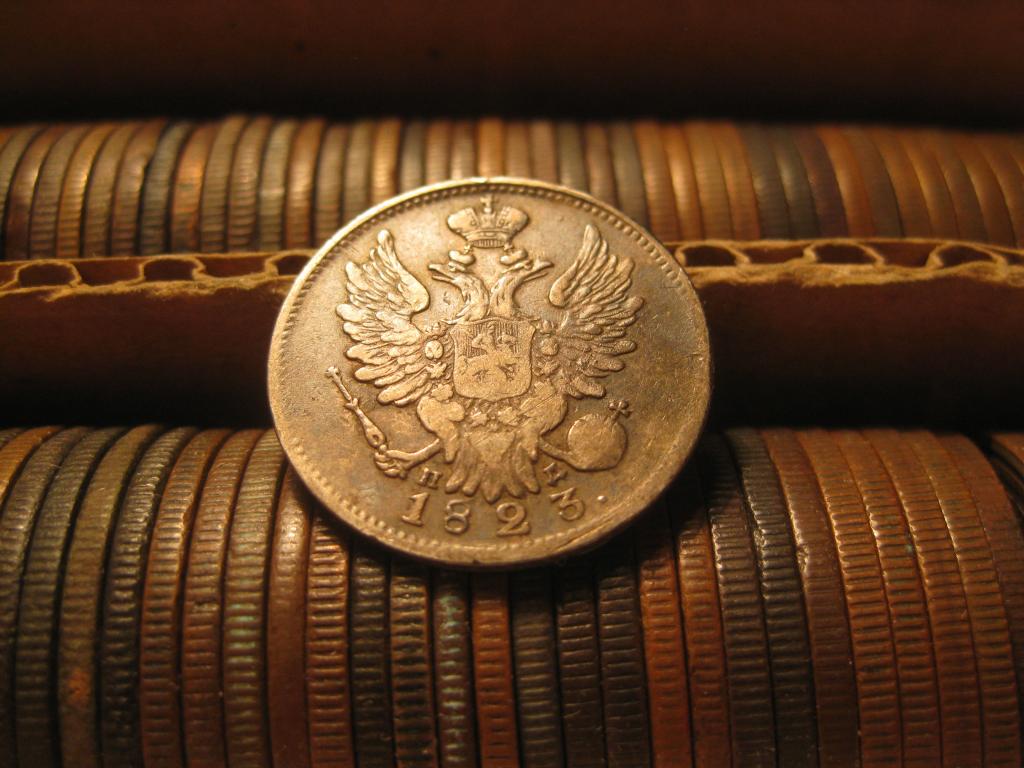 20 копеек 1823 года ! Глянцевая серая патина ! Приятная ! До 1917 г.007