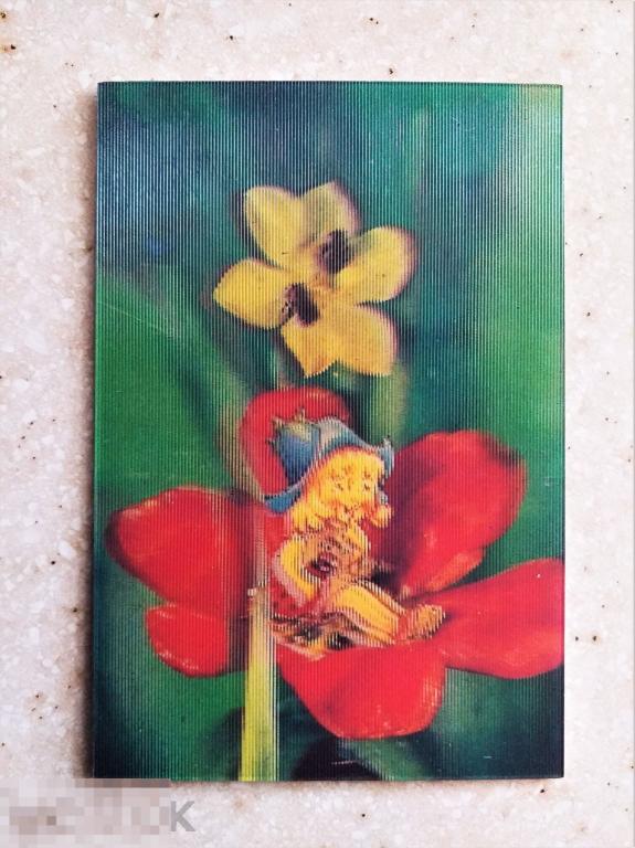 К90 Календарик стерео ДЮЙМОВОЧКА 1984 год.