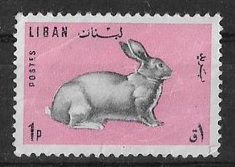 Ливан 1965 г.  Кролик Фауна. **