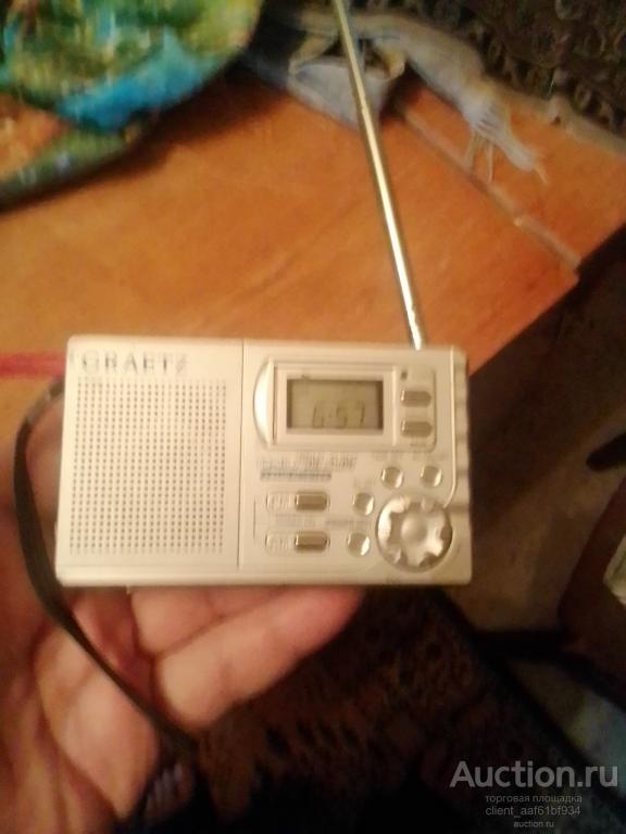Радиоприемник Graerz TR-40 карманный Китай, рабочий 90-е годы