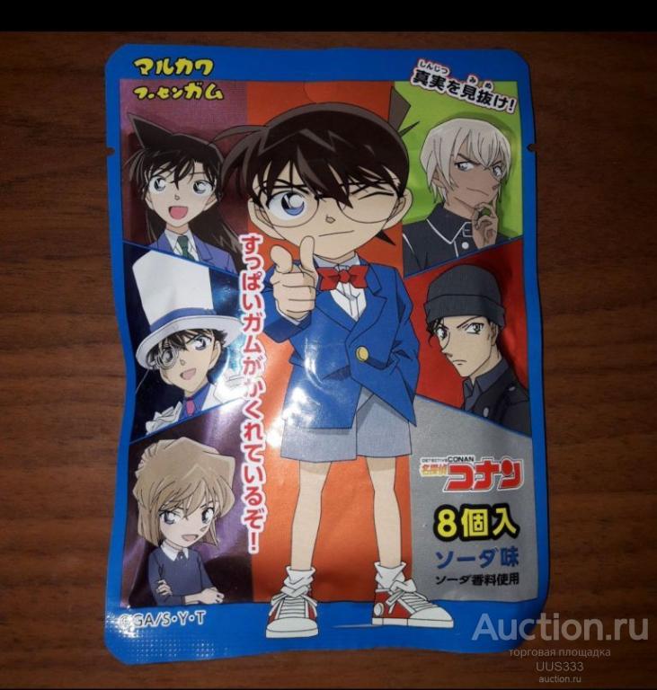 Жевательная резинка MARUKAWA detective Conan. Япония