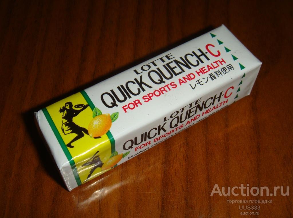 Жевательная резинка QUICK QUENCH-C. Япония.