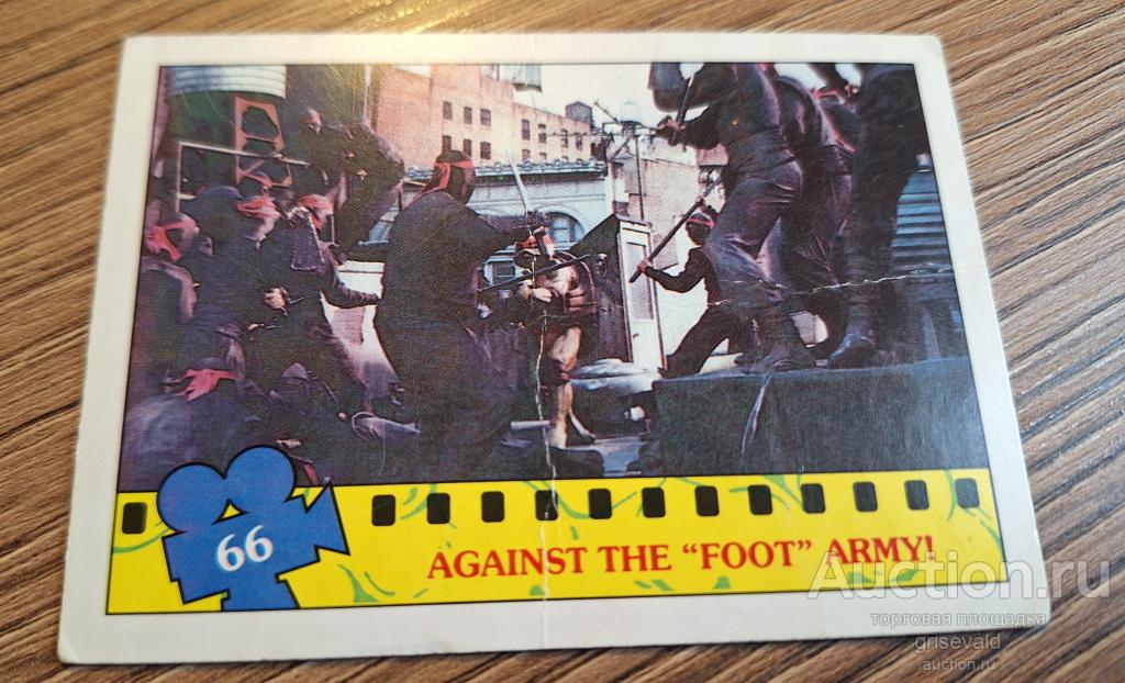 № 66 TOPPS Teenage Mutant Ninja Turtles 1990