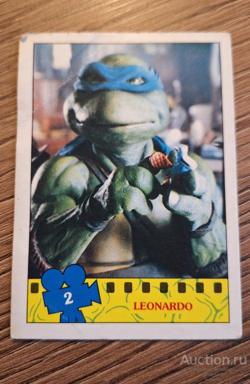 № 2 TOPPS Teenage Mutant Ninja Turtles 1990