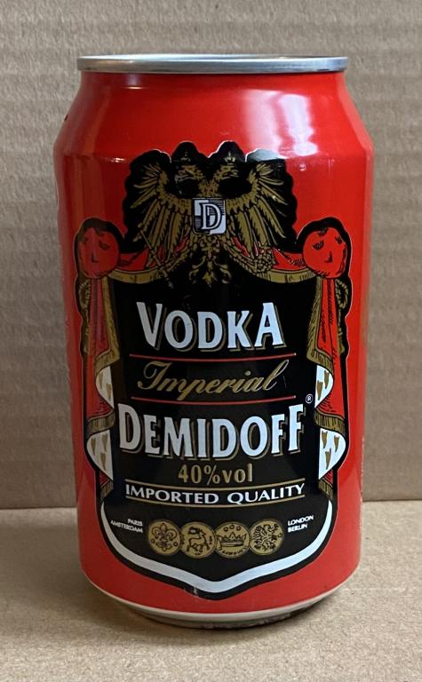 БАНКА VODKA DEMIDOFF 90-Х годов. 7