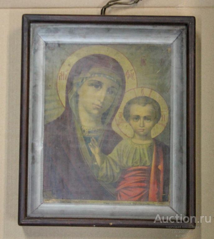 Икона, Икона Казанская Б.М. в родном киоте.