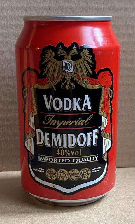 БАНКА VODKA DEMIDOFF 90-Х годов. 7