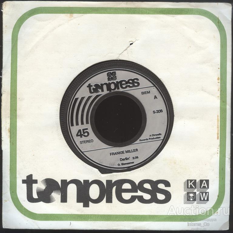 сингл - Frankie Miller tonpress 45 об/мин