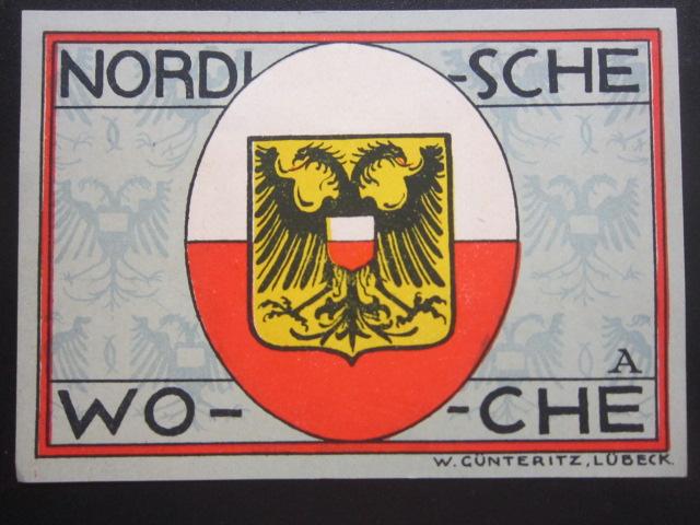 ГЕРМАНИЯ НОТГЕЛЬД    50  ПФЕННИГОВ     LUBECK