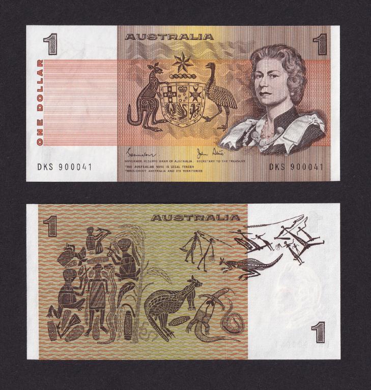 Австралия 1983г 1 доллар UNC (Pick 42d) Елизавета