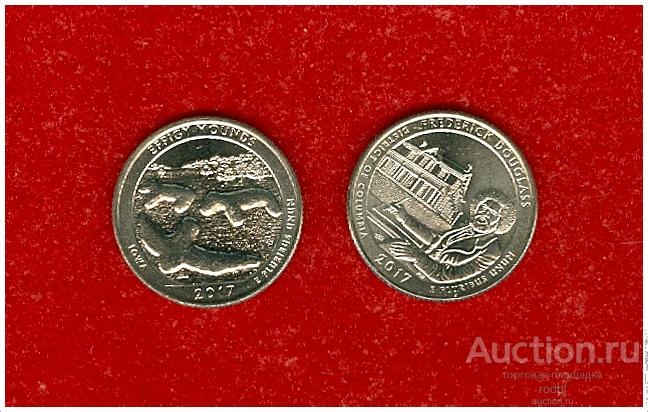Монеты Quarter Dollar USA-2 шт. Цена за обе.