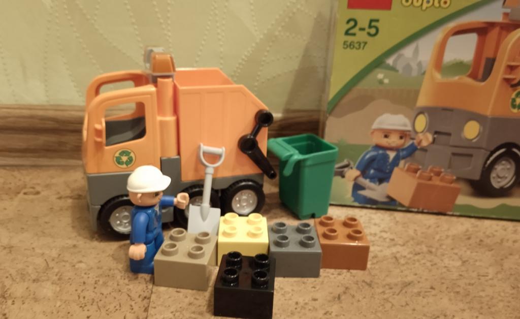 Lego duplo 5637 Мусоровоз (самосвал) (лего дупло)