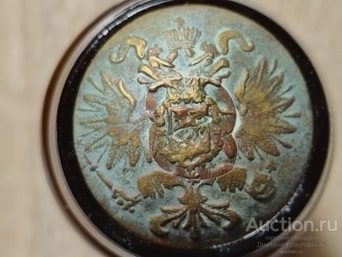 Пуговица Орлянка, состояние люкс, диаметр 22 мм