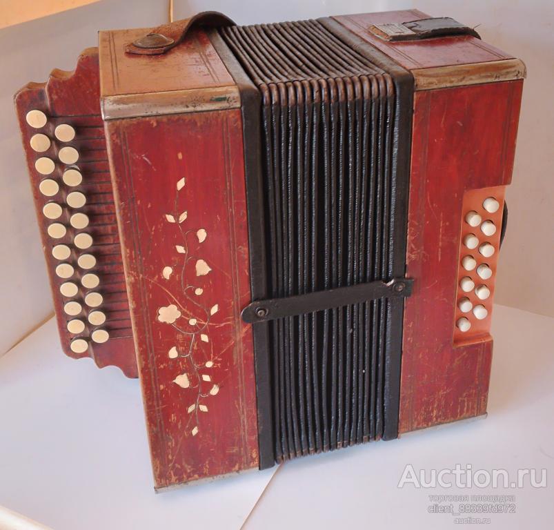 Гармошка Шуя. Отличный звук. Хорошее состояние. 1940-50 год.