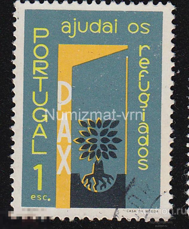 Марка Португалия. 1988 г. Помощь беженцам. Оказание помощи. Спасение.