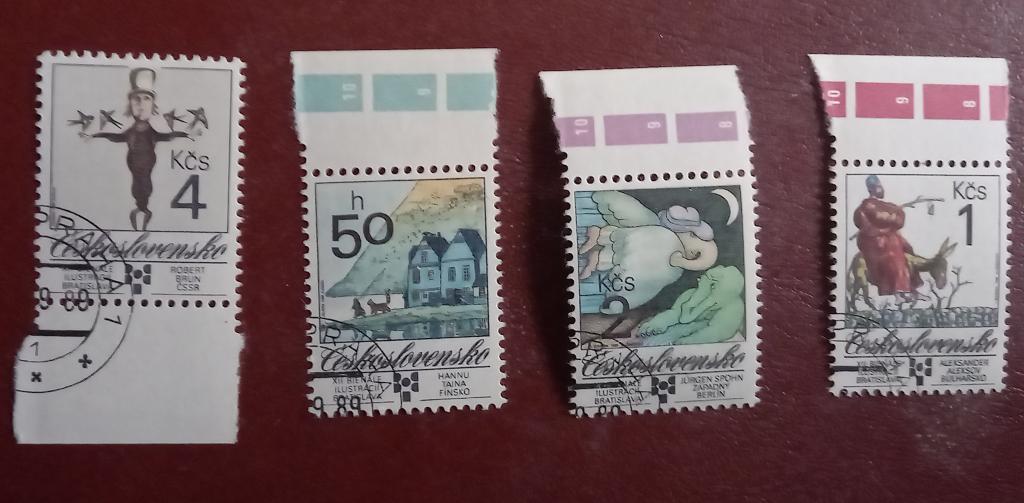 Чехословакия 1989 год Детская книга – иллюстрации-победители Книжной выставки Гаш