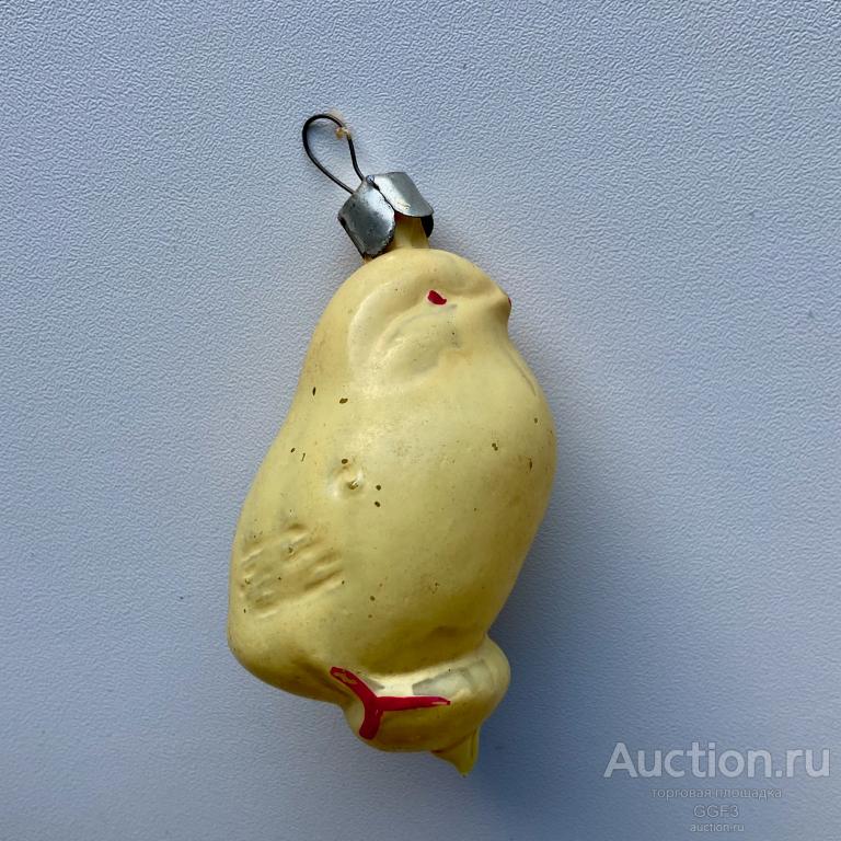 🎅 Советская Ёлочная игрушка СССР. ЦЫПЛЕНОК