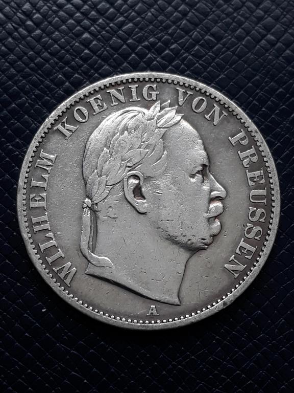 Германия Пруссия талер 1866 КМ 497