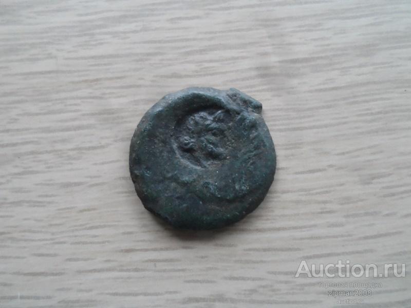 МОНЕТА БОСПОРА ПАНТИКАПЕЙ НАДЧЕКАН ОРИГИНАЛ!!! лот 2