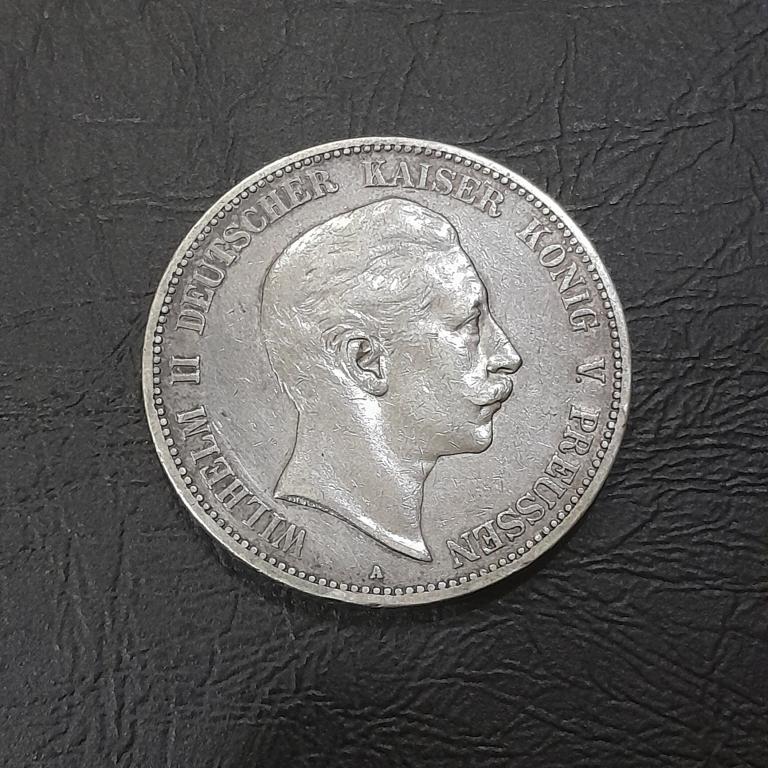 5 марок 1904 год Пруссия.