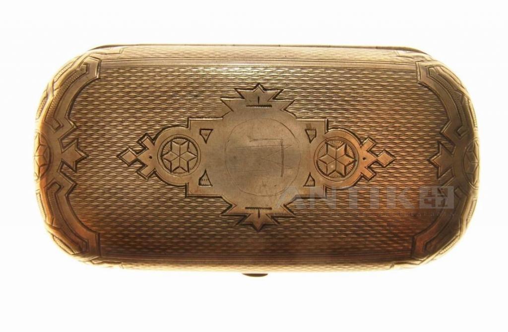 Портсигар серебряный. 84 пр.