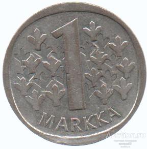 Финляндия 1 марка 1968г. 29_1_4