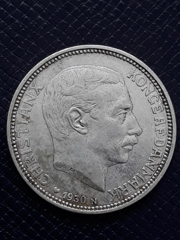Дания 2 кроны 1930 КМ 829